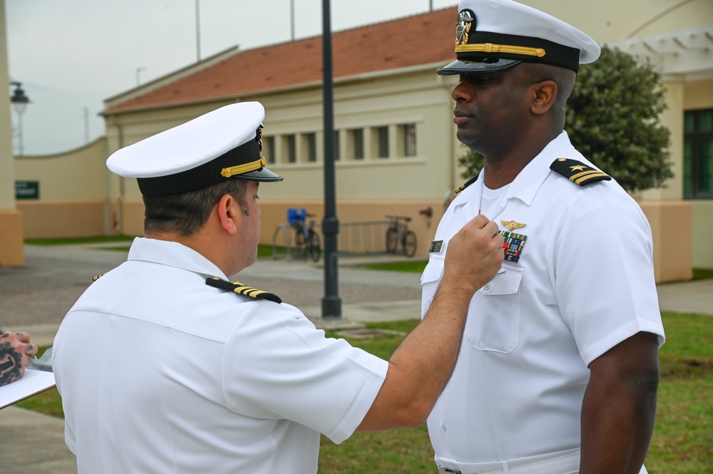 TOC Sigonella Sailors Have Dress White inspection