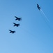 Aircraft Fly Near The USS Nimitz