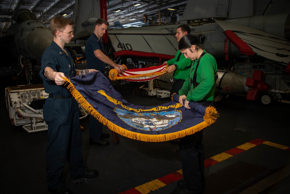 Drill Practice Aboard Nimitz