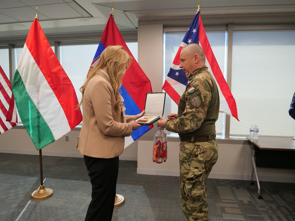 Hungarian, Serbian defense chiefs visit Ohio, attend 2023 Joint Senior Leader Conference