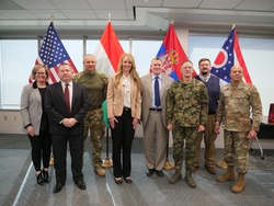 Hungarian, Serbian defense chiefs visit Ohio, attend 2023 Joint Senior Leader Conference [Image 15 of 35]