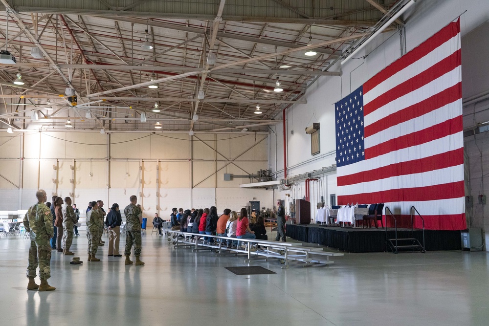 Cobb Youth Leadership visits Dobbins Air Reserve Base