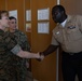 Medical officer of the Marine Corps visits MCAGCC.