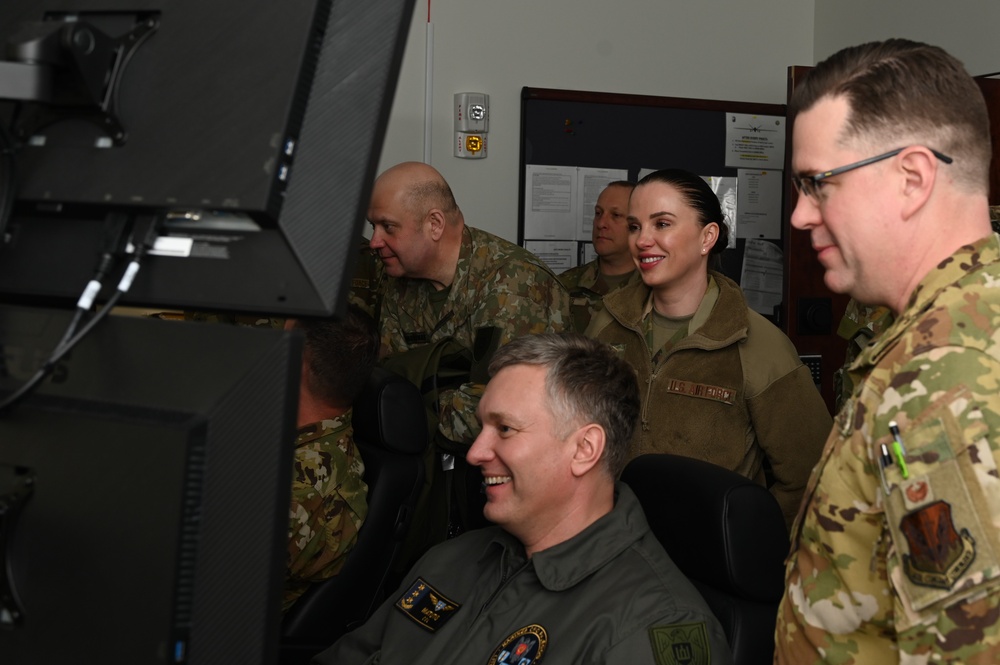 111th ATKW hosts Air Force leaders from NATO Ally and NG State Partner Lithuania