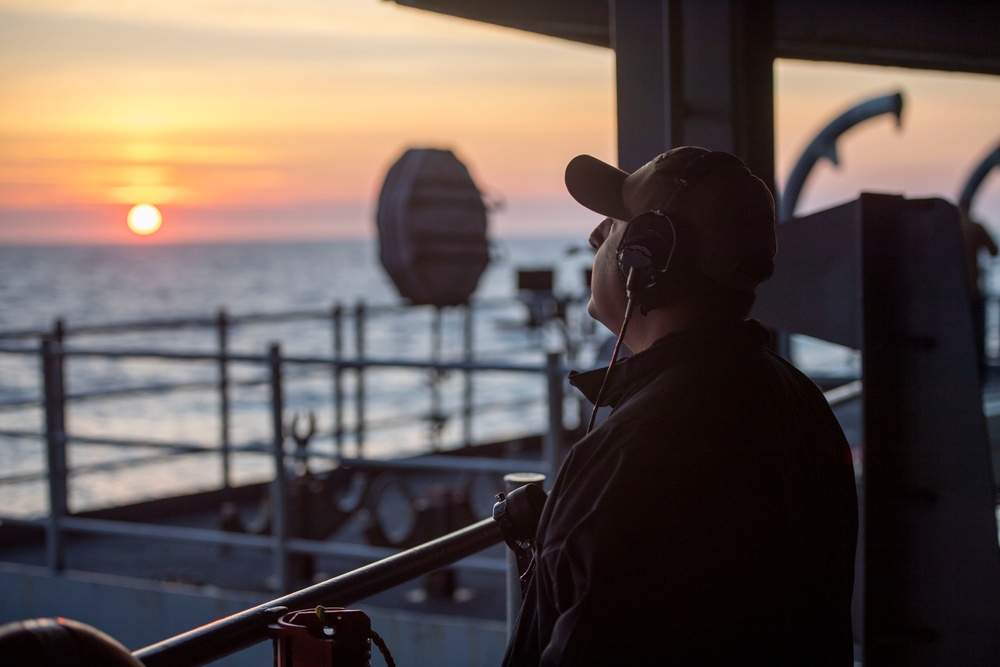 IKE Conducts Operations In The Atlantic Ocean