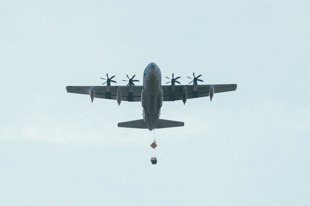 26 MEU Conducts Supply Airdrop Training