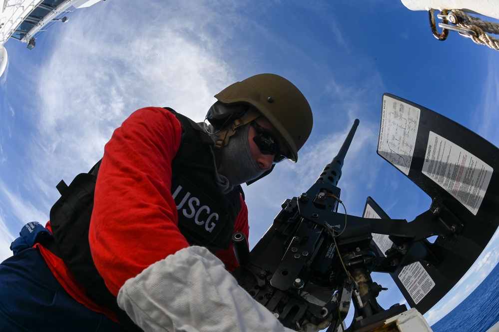 USCGC Stone conducts drills underway