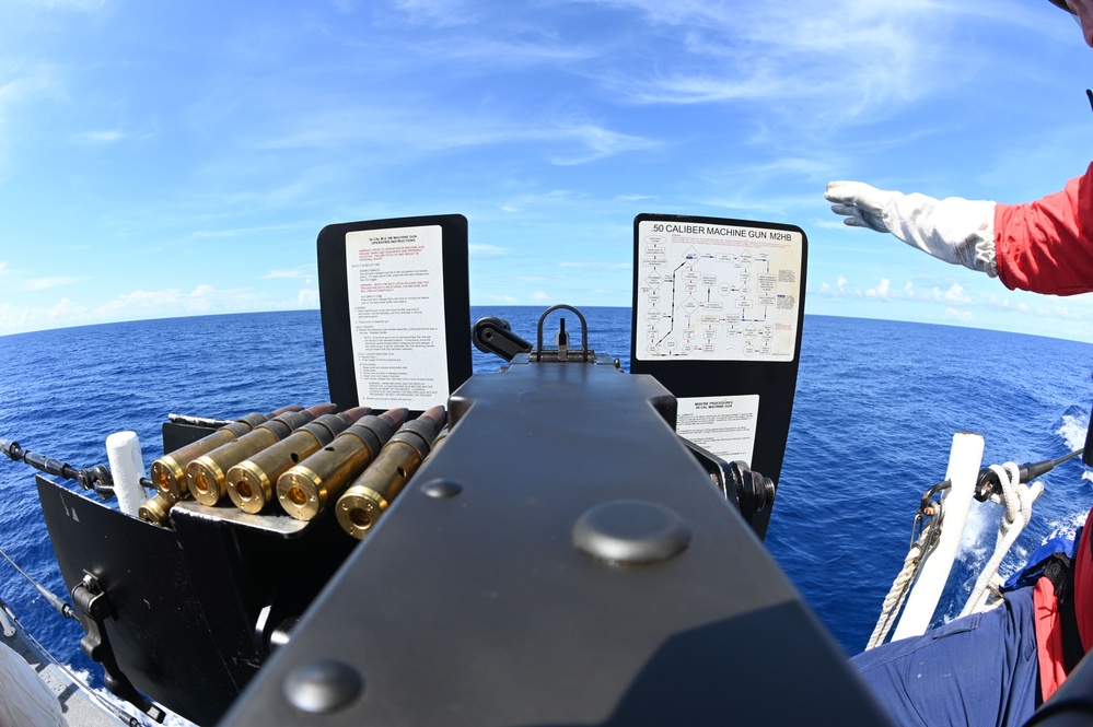 USCGC Stone conducts drills underway