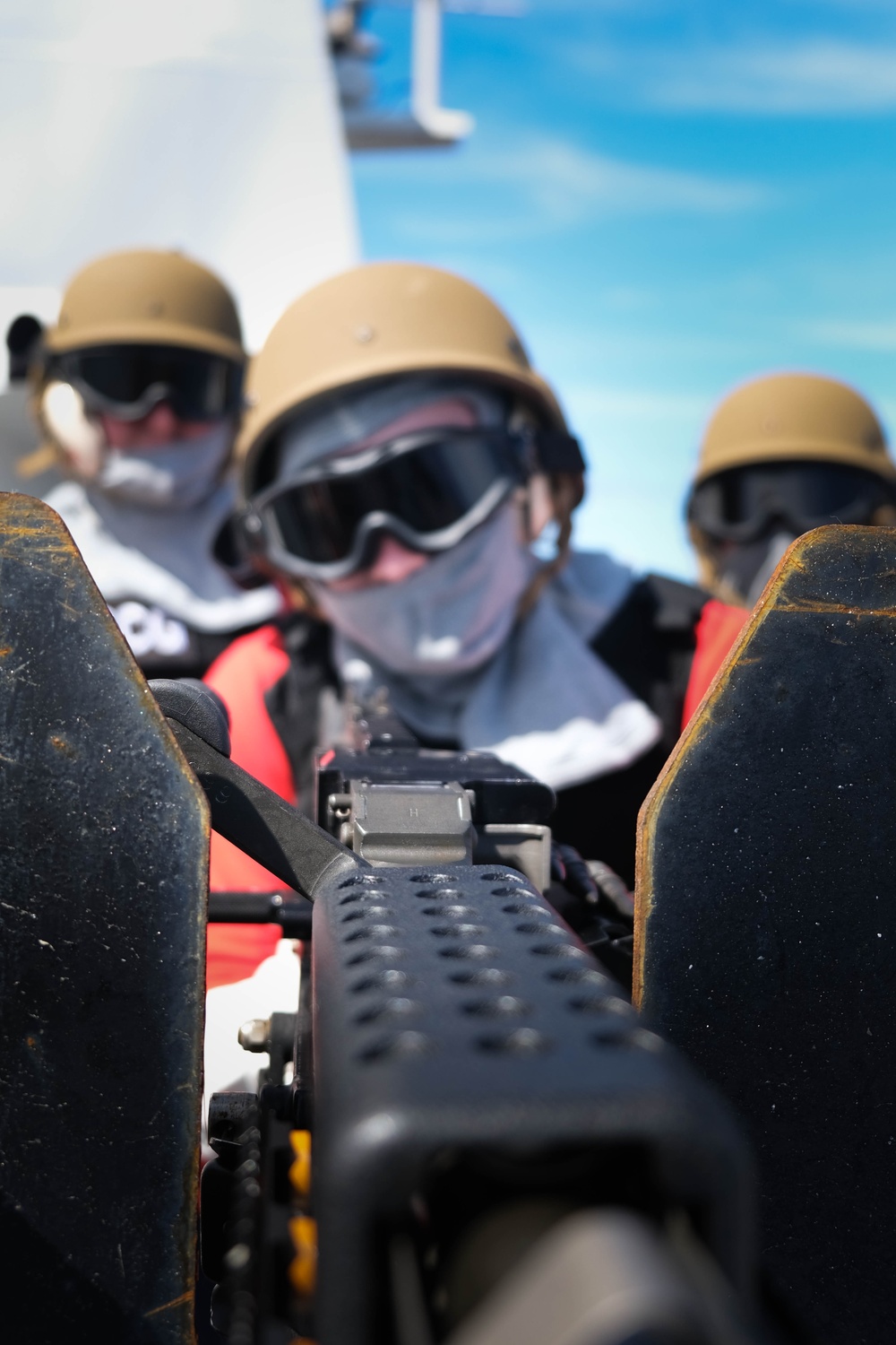 USCGC Stone conducts drills underway