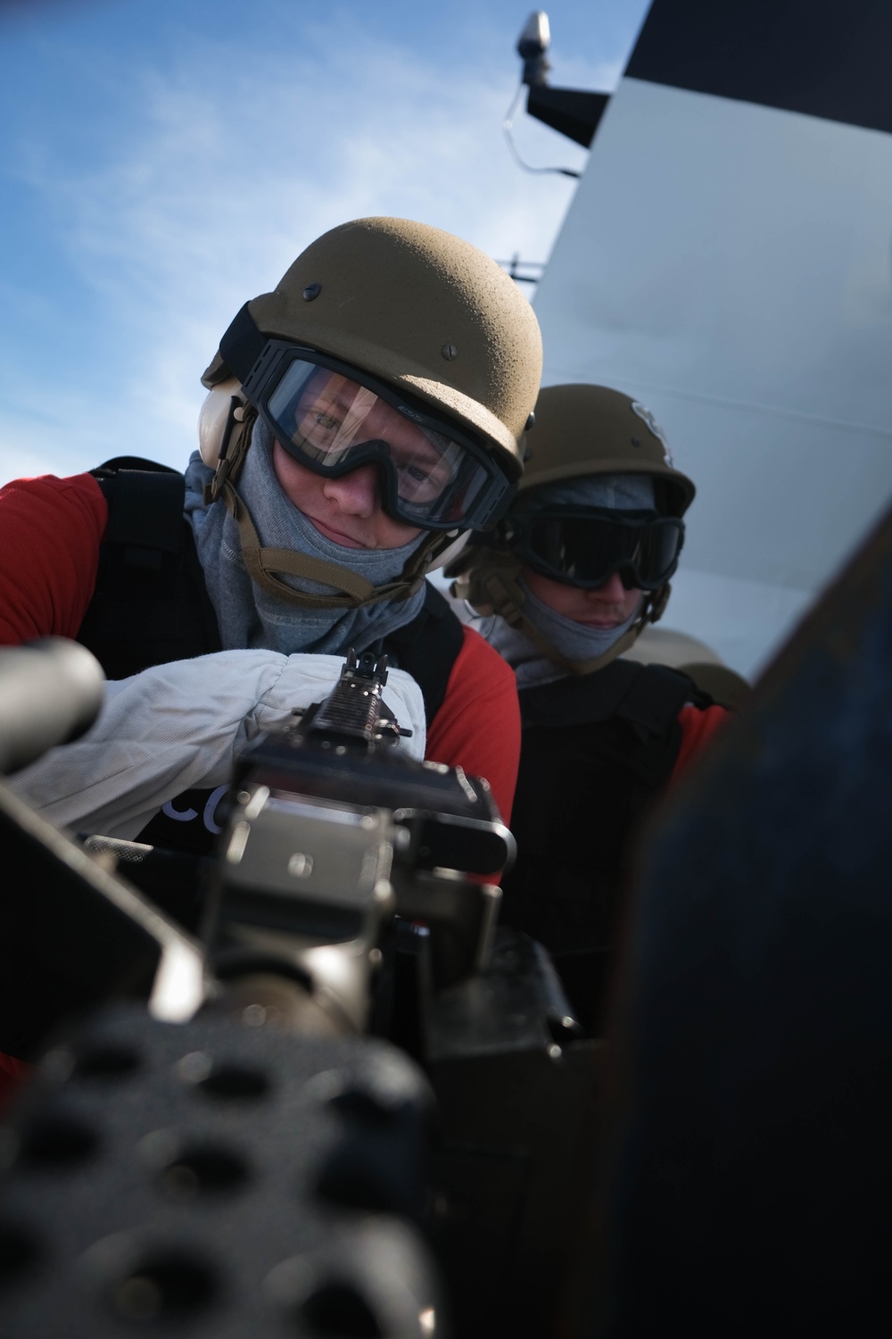 USCGC Stone conducts drills underway