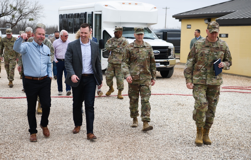 Timothy Dill Visits Goodfellow AFB