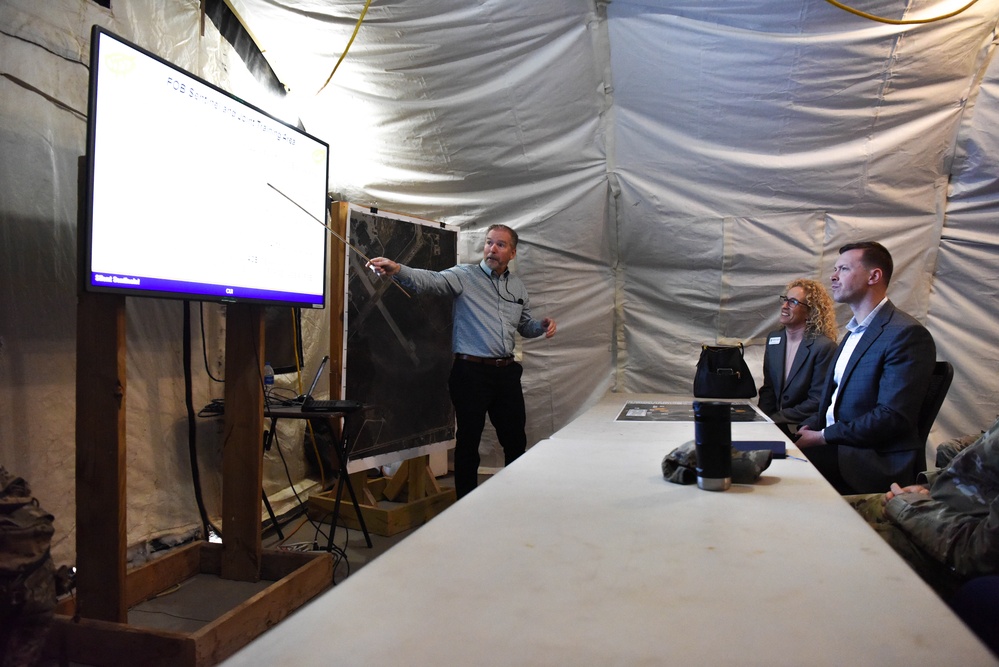 Timothy Dill Visits Goodfellow AFB