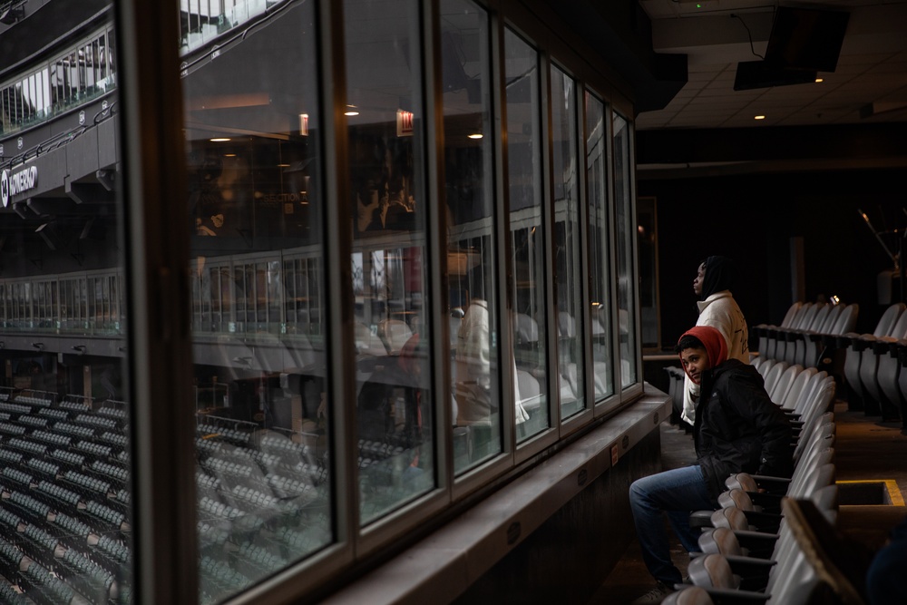 NCOs of the Big Red One Visit White Sox Baseball Stadium