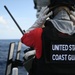 USCGC Stone conducts machine gun training in the Southern Atlantic Ocean