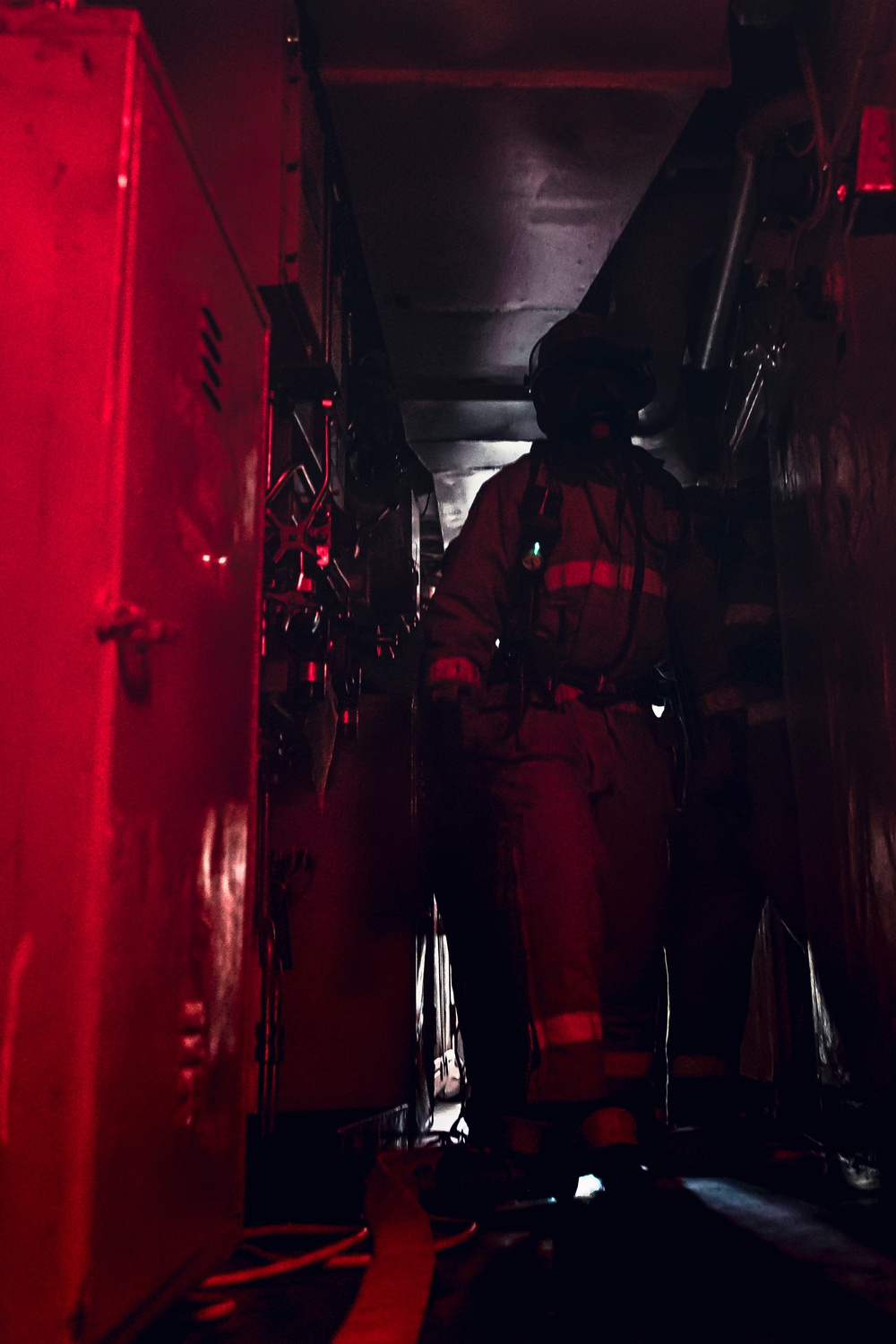 USS McFaul Conducts a General Quarters Drill