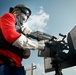 USCGC Stone conducts machine gun training in the Southern Atlantic Ocean