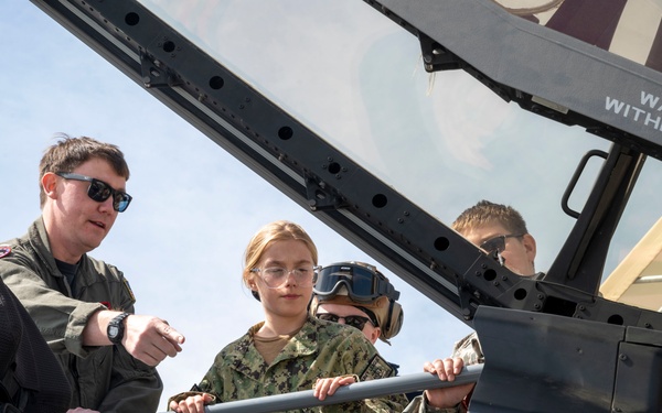 Civil Air Patrol and U.S. Naval Sea Cadets tour Edwards Air Force Base