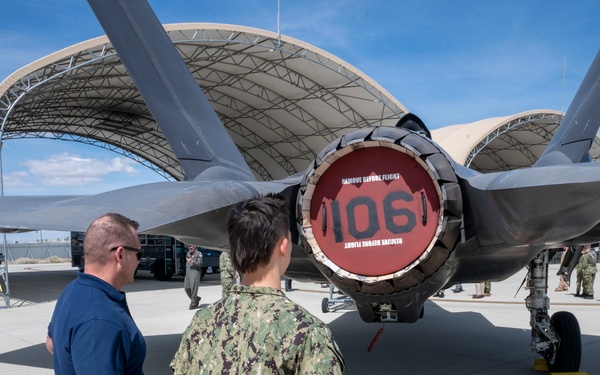 Civil Air Patrol and U.S. Naval Sea Cadets tour Edwards Air Force Base