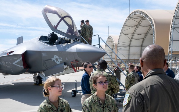 Civil Air Patrol and U.S. Naval Sea Cadets tour Edwards Air Force Base