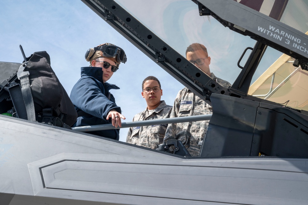 Civil Air Patrol and U.S. Naval Sea Cadets tour Edwards Air Force Base