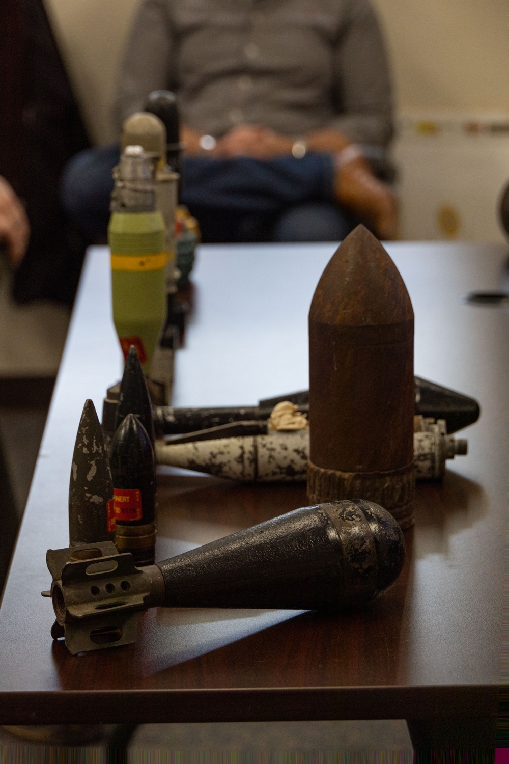 MCAGCC Explosive Ordnance Disposal Technicians teach Joshua Tree NPS how to safely identify UXOs