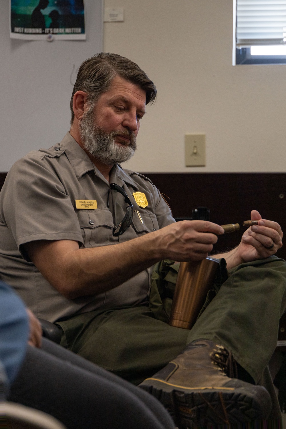 MCAGCC Explosive Ordnance Disposal Technicians teach Joshua Tree NPS how to safely identify UXOs