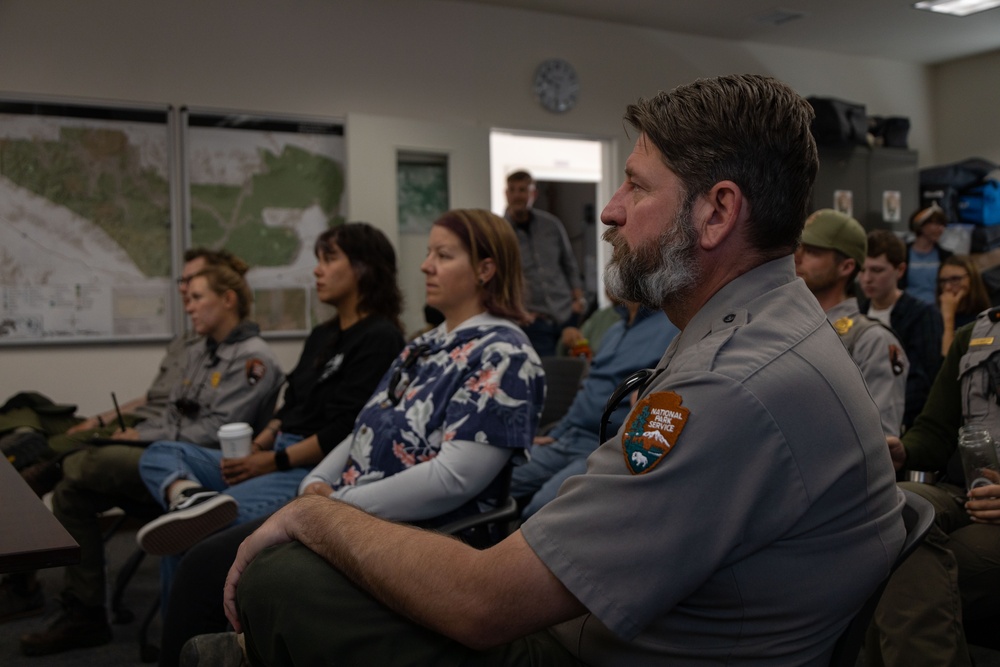 MCAGCC Explosive Ordnance Disposal Technicians teach Joshua Tree NPS how to safely identify UXOs