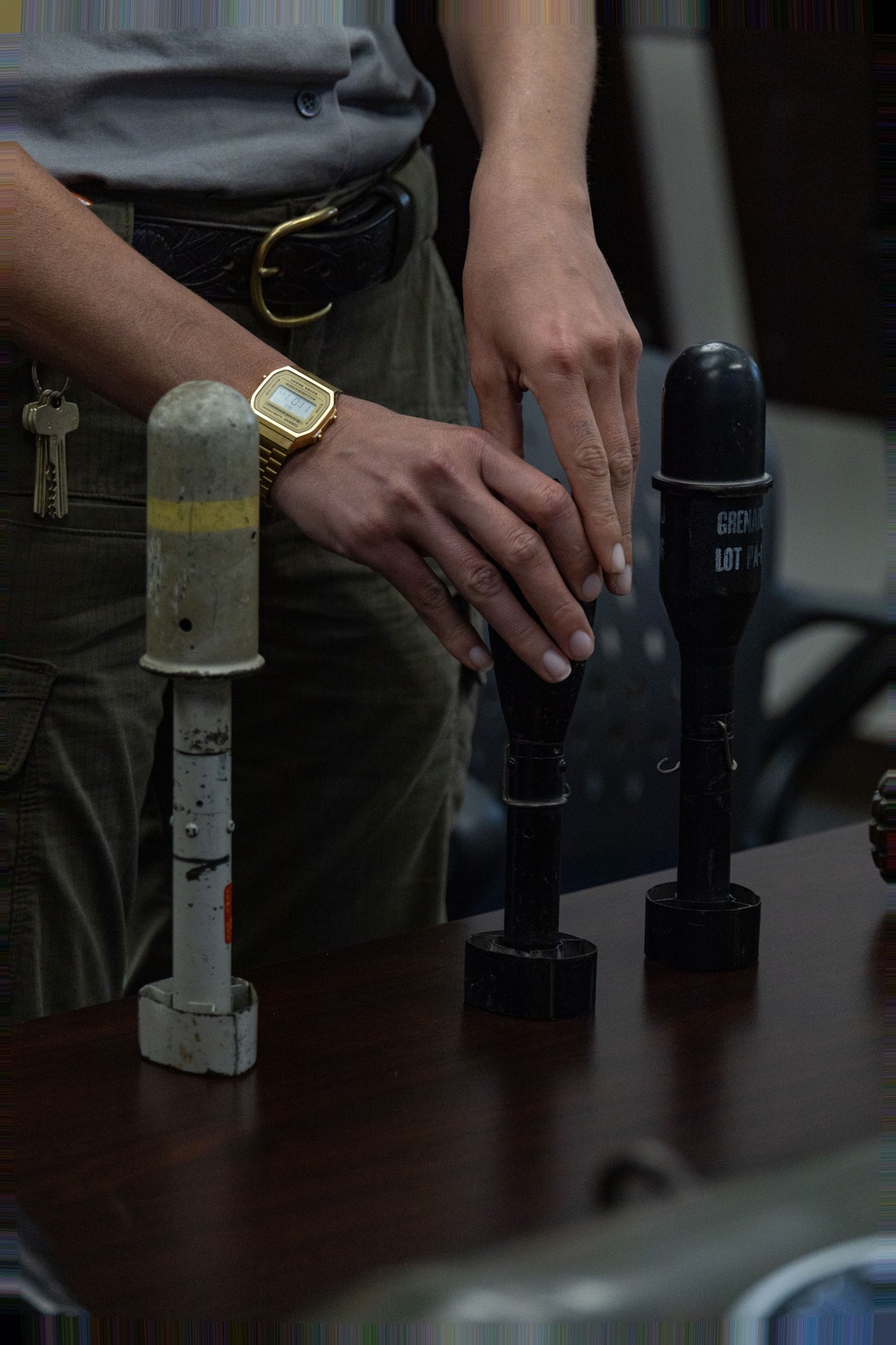 MCAGCC Explosive Ordnance Disposal Technicians teach Joshua Tree NPS how to safely identify UXOs