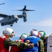 VMM-163 conducts deck landing qualifications aboard the SS Curtiss