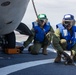 VMM-163 conducts deck landing qualifications aboard the SS Curtiss