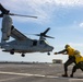 VMM-163 conducts deck landing qualifications aboard the SS Curtiss