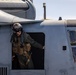 VMM-163 conducts deck landing qualifications aboard the SS Curtiss