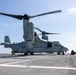 VMM-163 conducts deck landing qualifications aboard the SS Curtiss