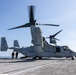 VMM-163 conducts deck landing qualifications aboard the SS Curtiss