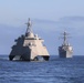 USS Hopper (DDG 70), USS Kansas City (LCS 22) and USS Sterett (DDG 104) Sail in Formation