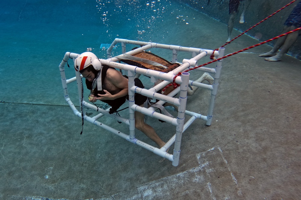 Cal Guard and Cal Fire conduct dunker training