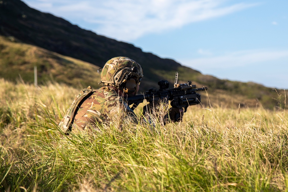 Army Rangers Train on Marine Corps Base Hawaii