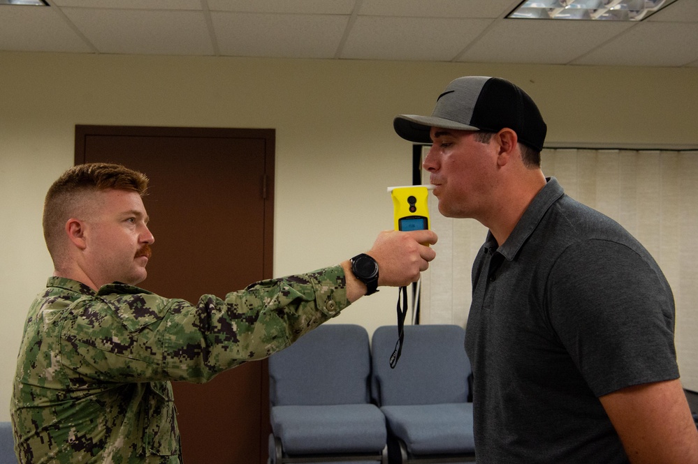 Pacific Missile Range Facility's (PMRF) Navy Security Force Sailors participate in training with Kauai Police Department.