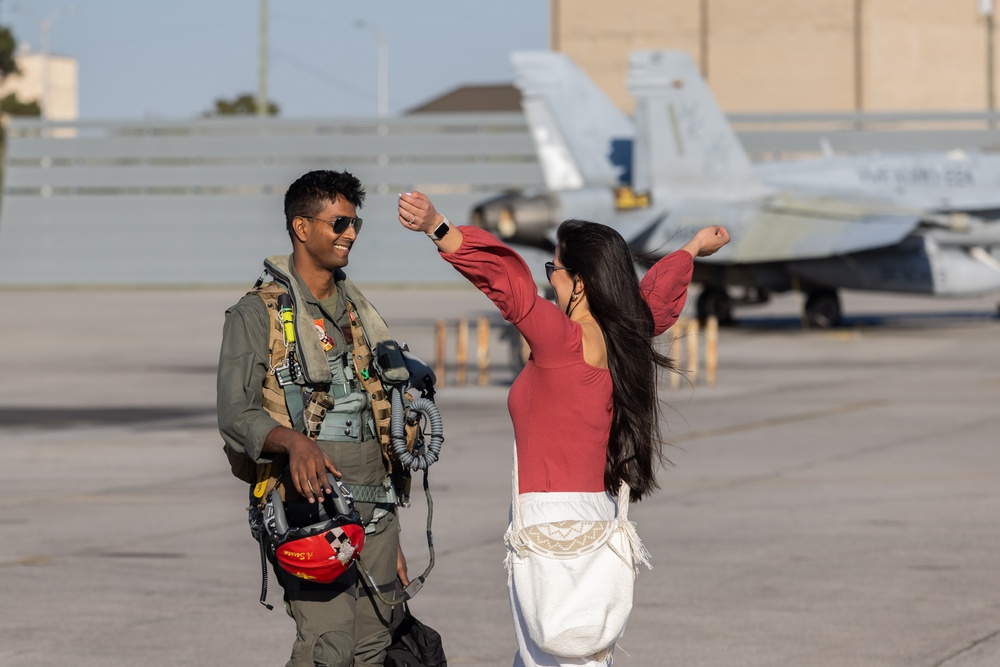 VMFA-312 returns from UDP