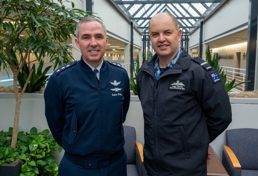 Air Commodore Angus Porter visits SpOC