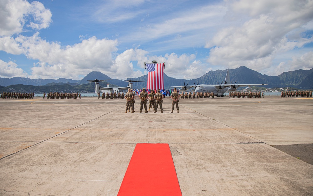 Marine Aircraft Group 24 Sergeant Major Post and Relief Ceremony, MCBH