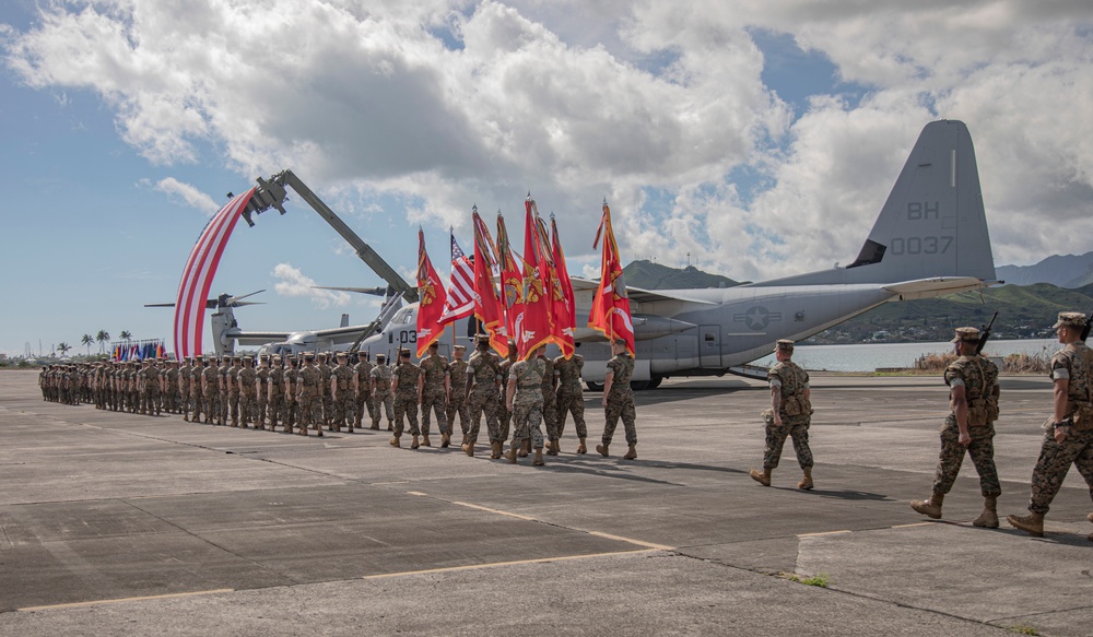 Marine Aircraft Group 24 Sergeant Major Post and Relief Ceremony, MCBH