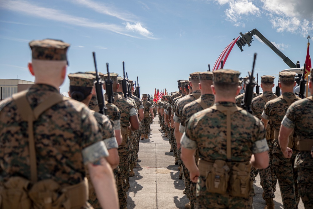 Marine Aircraft Group 24 Sergeant Major Post and Relief Ceremony, MCBH