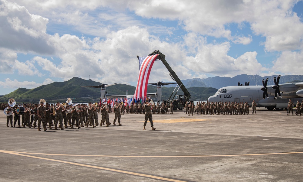 Marine Aircraft Group 24 Sergeant Major Post and Relief Ceremony, MCBH