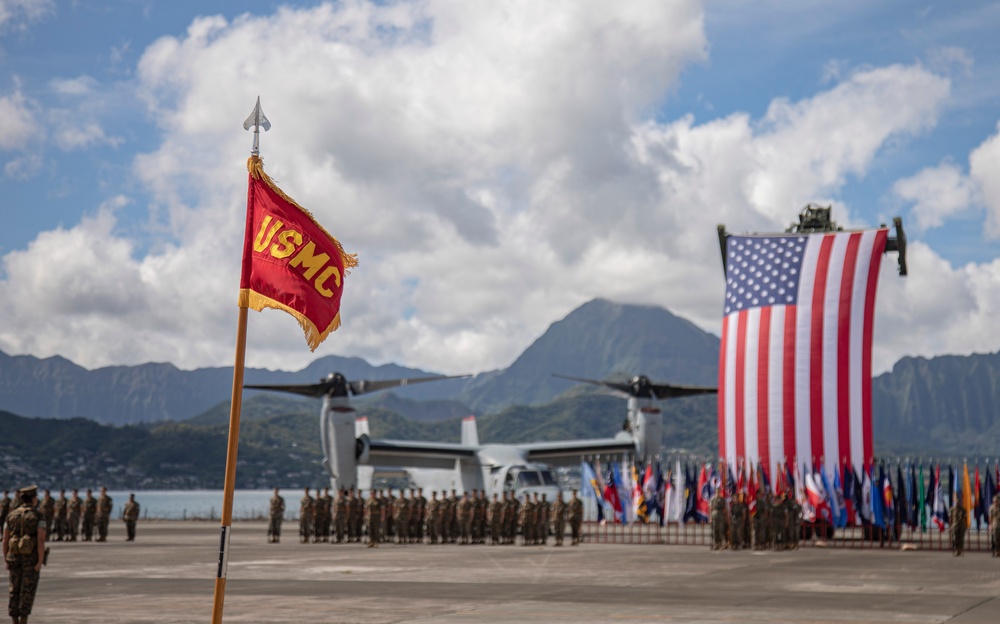 Marine Aircraft Group 24 Sergeant Major Post and Relief Ceremony, MCBH