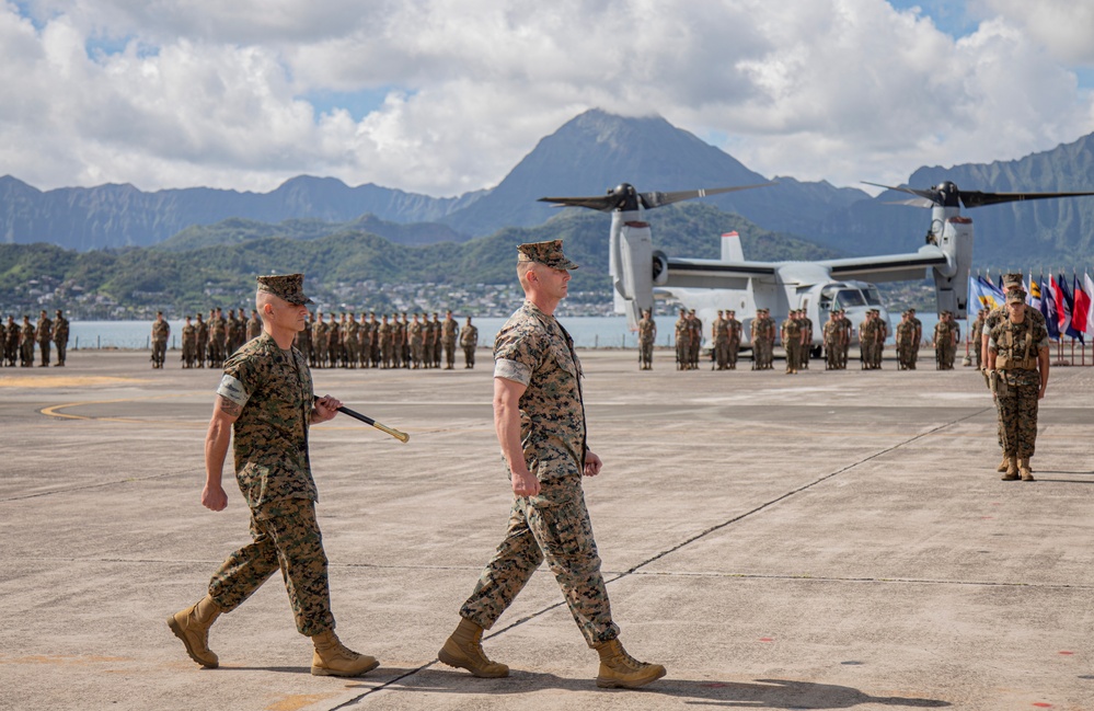 Marine Aircraft Group 24 Sergeant Major Post and Relief Ceremony, MCBH