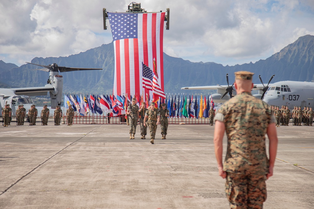 Marine Aircraft Group 24 Sergeant Major Post and Relief Ceremony, MCBH