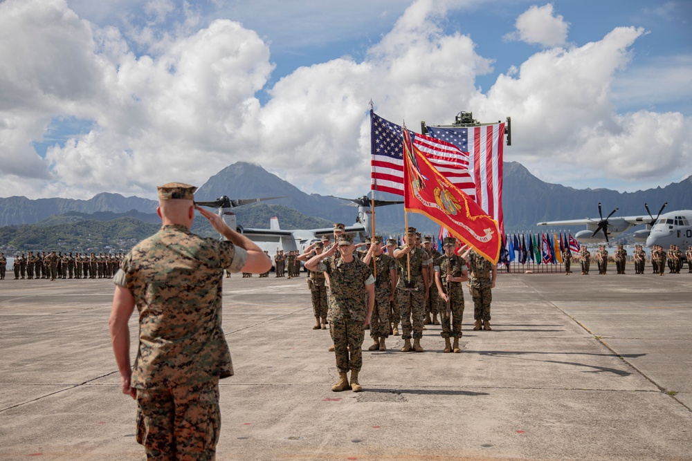 Marine Aircraft Group 24 Sergeant Major Post and Relief Ceremony, MCBH