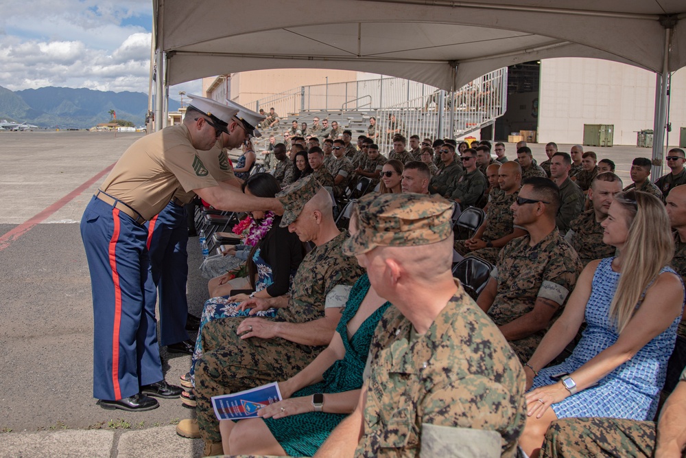 Marine Aircraft Group 24 Sergeant Major Post and Relief Ceremony, MCBH