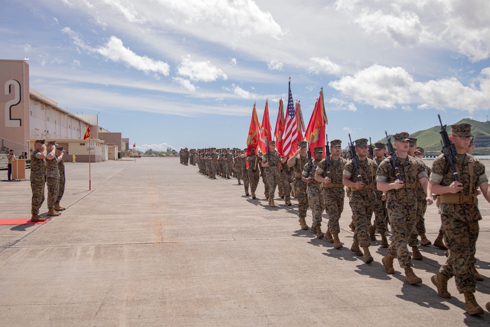 Marine Aircraft Group 24 Sergeant Major Post and Relief Ceremony, MCBH